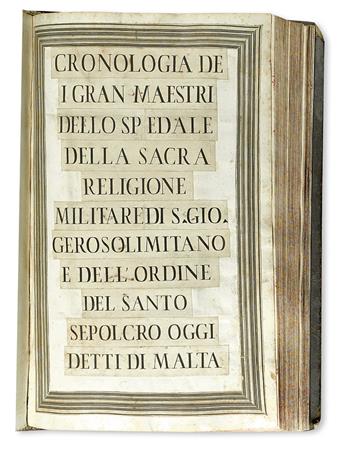 PORTRAITS.  Bound volume containing 4 series of engraved portraits of European and Ottoman rulers.  Rome, 1699-1709